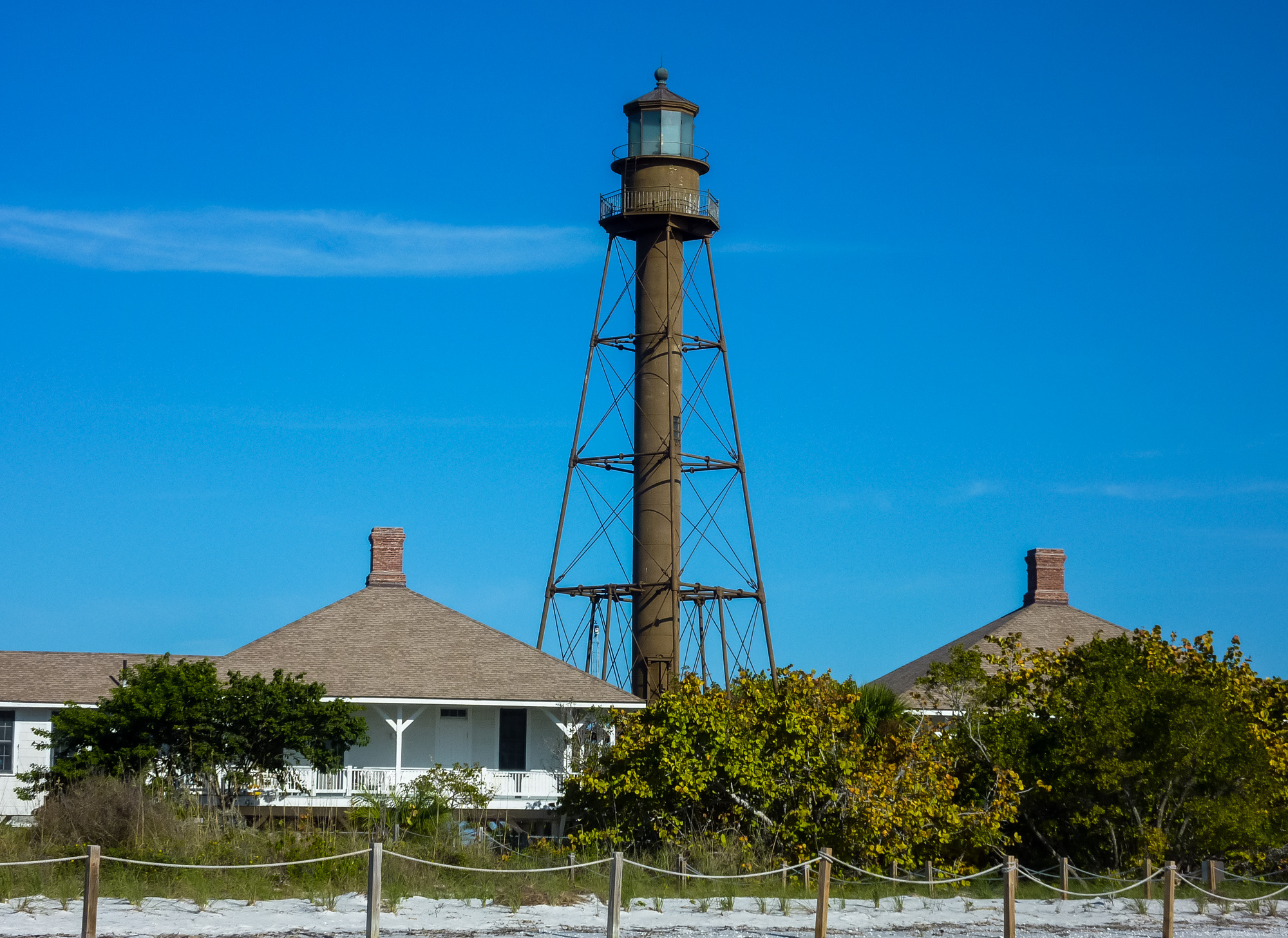 The historic Sanibel Island Lighthouse on Southwest Florida's Gulf coast